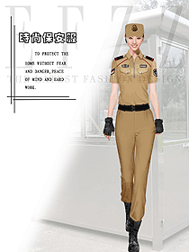 時尚獵裝保安工作制服設計圖350