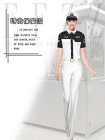 原創制服設計短袖保安服設計圖419