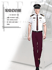原創制服設計短袖保安服設計圖423