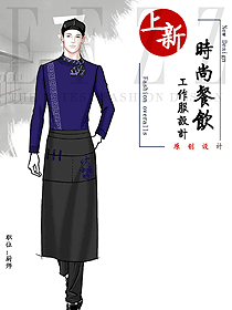 原創服裝設計廚師服設計圖562