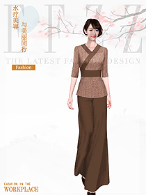 原創制服設計按摩技師服裝設計圖1586