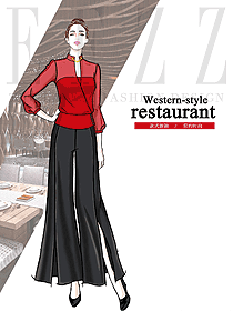 水療會所總臺收銀接待制服設計圖525