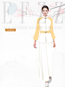 水療會(huì)所總臺(tái)收銀接待制服設(shè)計(jì)圖529