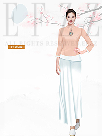 美容養生會所技師制服設計圖997