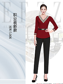 新款女職業裝夏裝服裝款式圖1262