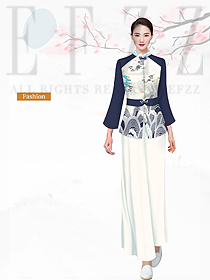 美容水療會所咨客制服設計圖619