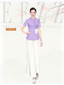 時尚養生會所服務生制服設計圖1000