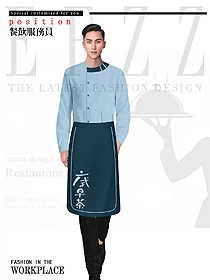新款特色餐廳服務員制服設計圖568