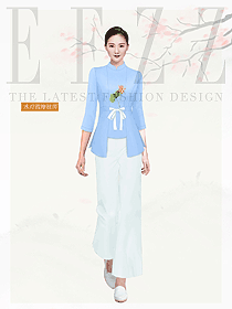 時尚按摩技師服款式設計圖1595