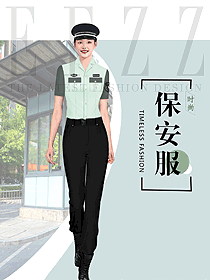夏季短袖女款保安人員制服設計圖455