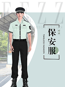 新款男士短袖保安服款式設計圖456