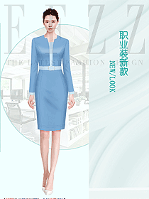 歐美OL職業裝定制款式圖2167