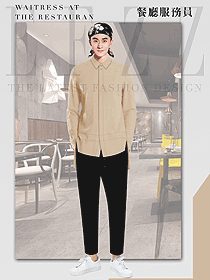 連鎖餐飲服務員服裝定制設計圖510