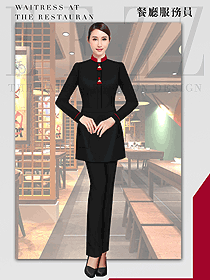 連鎖餐飲服務(wù)員工作服定制款513