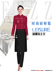 酒店餐廳廚師制服定制設計圖594
