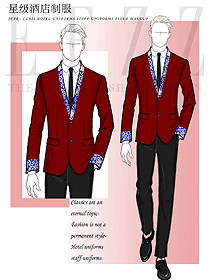 酒店高級服務人員素材設計圖1351