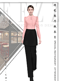 原創(chuàng)服裝設(shè)計(jì)餐廳服務(wù)員制服設(shè)計(jì)533