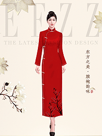 原創定制旗袍服裝設計圖976