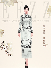 星級酒店中餐迎賓制服設計圖1001