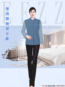 酒店大堂清潔服務(wù)員工服裝設(shè)計圖355