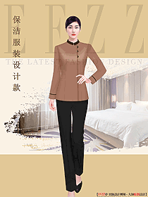 酒店會所清潔部門員工制服設計圖361