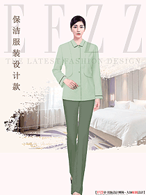 商場女清潔員制服定制設計圖372