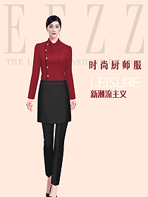 時尚餐飲酒店廚師服裝原創設計圖631