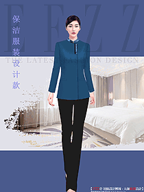 星級酒店物管清潔員工制服訂制384