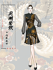 星級酒店復古典雅員工服裝定制設計圖