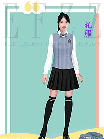學校學生服裝馬甲款定做原創設計