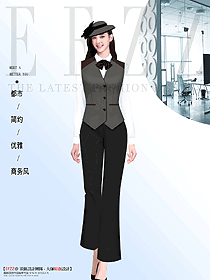 歐美辦公人員職業(yè)裝定做馬甲制服