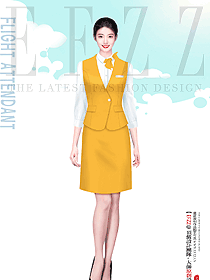 航空公司企業內部員工制服定制設計圖