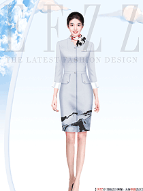 國際航空公司空姐制服民族文化傳統(tǒng)服裝設(shè)計(jì)