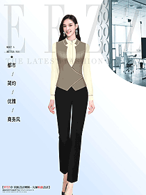 時尚前衛職場辦公女郎職業裝馬夾服裝