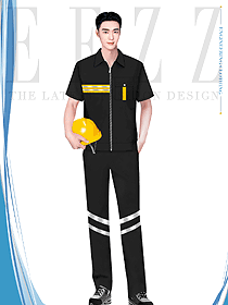 定制反光工作服品牌定制設計圖原創作品