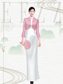 夏季最具仙氣的美女服裝，桃紅色復古風服裝營造仙氣氛圍感