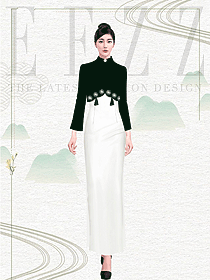 商務酒店員工服裝定制設計原創作品