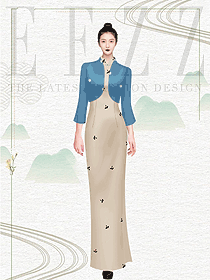 時尚酒店餐飲服務(wù)工作人員制服創(chuàng)作設(shè)計(jì)大賽圖