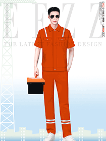 機場維修員工工程制服設計作品圖