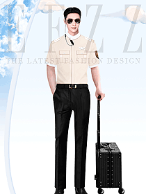 國內航空公司乘務組人員制服設計圖 