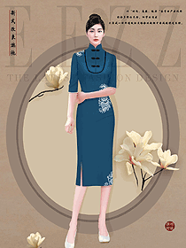 星級酒店餐飲部迎賓咨客制服設(shè)計大圖