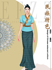 泰式酒店員工制服特色服裝設計案例