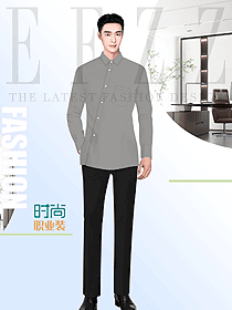 禪意酒店管理層襯衫款職業(yè)裝設(shè)計(jì)效果圖
