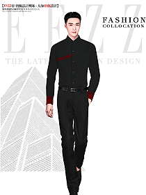 韓版經理級職業裝襯衫款原創設計圖