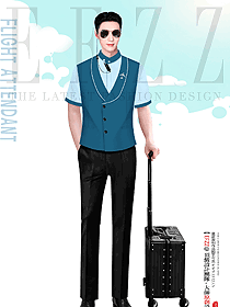 機場服務人員工作制服原創定制設計