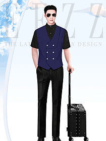 機長制服男女襯衫馬夾空少飛行員職業裝設計圖