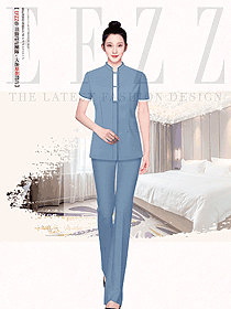 酒店高端會所客房工作員服裝定制款設計圖