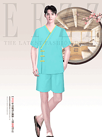 加大浴服浴衣桑拿服純棉汗蒸服男女通用款