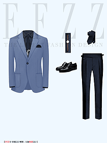 秋冬厚款九分西裝褲子男垂感修身小腳休閑男士直筒寬松西裝