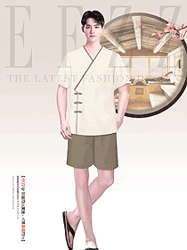 水療會所汗蒸服女情侶大碼男款桑拿服